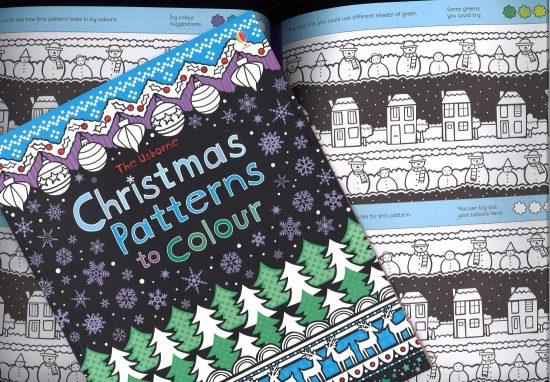 Christmas Patterns to Colour
